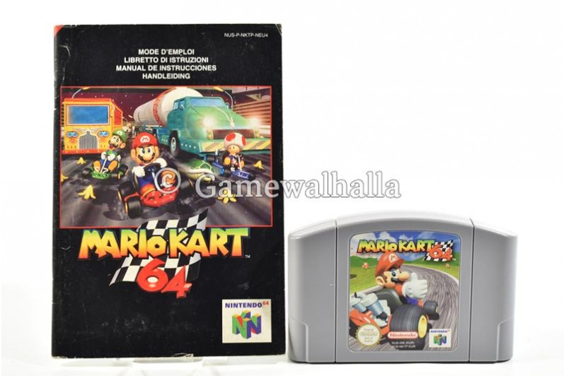 Mario Kart 64 (cart + boekje) - Nintendo 64