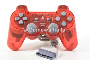 PS1 Dualshock Controller Clear Red - PS1