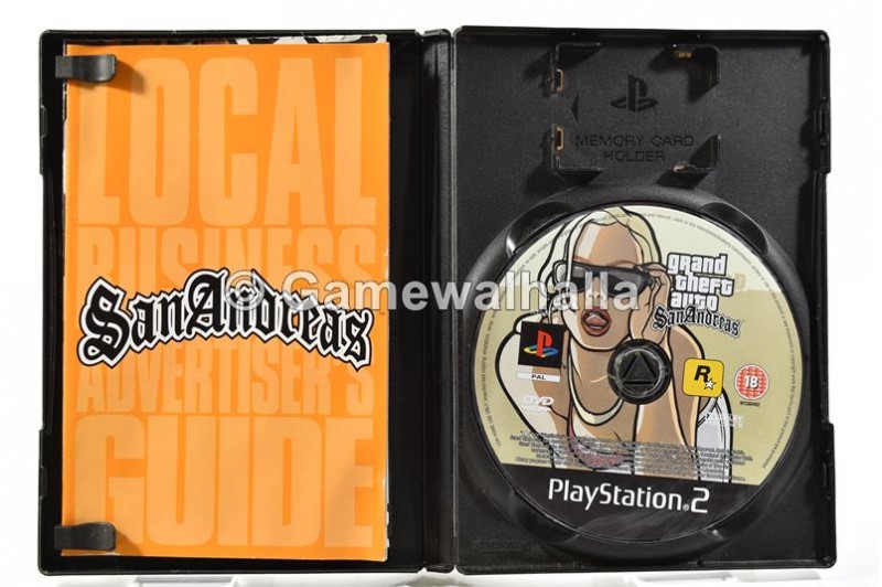 Grand Theft Auto San Andreas PS2 (Platinum) PAL *Complete Manual and Map*