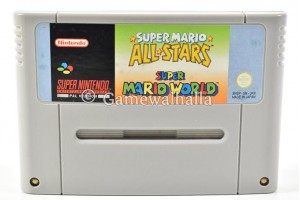 Super Mario All Stars + Super Mario World (blue label) - Snes