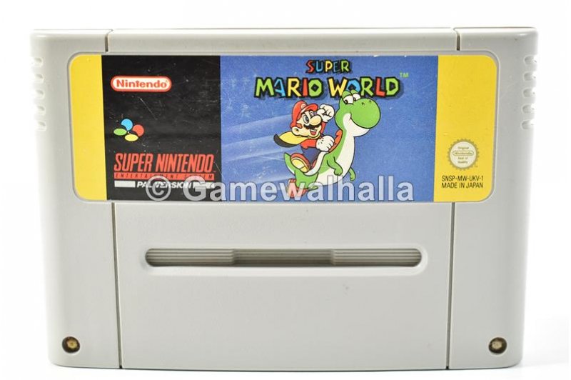 super mario world snes cart